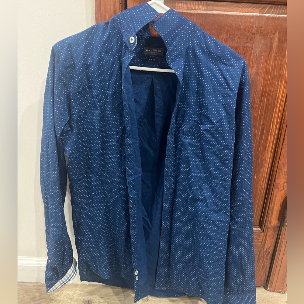 Blue Button Down - image 1